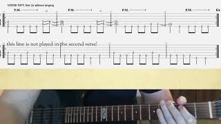 Slayer Tormentor rhythm guitar lesson [upl. by Eelorac]