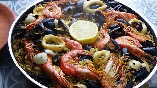 Paella aux fruits de mer [upl. by Aliwt497]