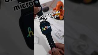 Unboxing do smartwatch microwear watch x10 pro unboxing [upl. by Criswell454]