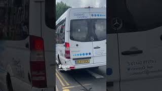 Bus Spotting Caerphilly Country Borough Council Mercedes Benz Sprinter EVM Cityline 2 RJ17 OCX Pt2 [upl. by Bartolemo427]