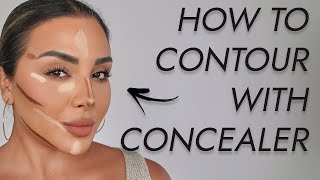 HOW TO USE CONCEALER TO CONTOUR YOUR MAKEUP  NINA UBHI [upl. by Dnesnwot]