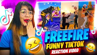 Free Fire Tik Tok 😠🤬Reaction part18  Dont Watch This🤯  Garena Free Fire  Bindass Laila [upl. by Marwin312]