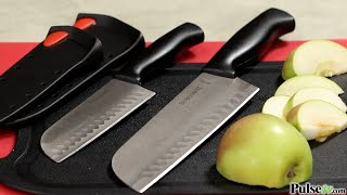 Farberware Edgekeeper Santoku Kitchen Knife with Builtin Sharpener [upl. by Annekam]