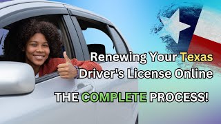 ✅The Complete Process ∞ Renewing Your Texas Drivers License Online🎫 [upl. by Fabrianne]