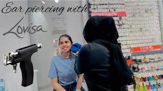 How did I get my ears pierced  earpiercing singapore fashion [upl. by Yllet]