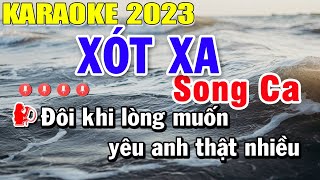 Xót Xa Karaoke Song Ca Nhạc Sống 2023  Trọng Hiếu [upl. by Lananna840]