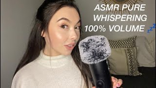 ASMR 100 VOLUME CLICKY WHISPER RAMBLE [upl. by Ocin]