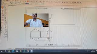 A hexagonal lamina plane problem vtuEngineering drawing CaeD [upl. by Coretta]