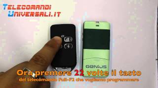 Come Copiare un telecomando Genius A254 [upl. by Assirhc]