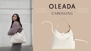 裝得下全世界！｜通勤包包，職場包包推薦｜小眾品牌 Oleada Reverie Hobo bag unboxing｜Cests VV🦩 [upl. by Crowell]