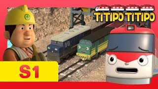 Titipo S1 E5 l A visit to the quarry l Strong heavy vehicles train l Titipo Titipo [upl. by Adnoma]