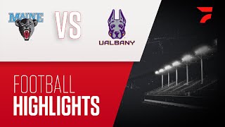 Highlights Maine vs UAlbany  CAA Football 2024 [upl. by Janis25]