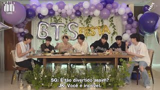 LEGENDADO Jantar do BTS 2022BTSFESTA [upl. by Ledeen714]