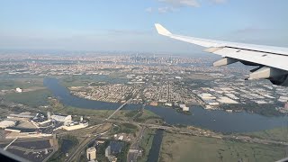 Newark New Jersey  Landing at Newark Liberty International Airport [upl. by Barvick]