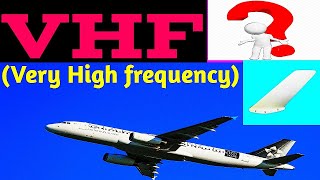 VHF Very high frequency explained in Hindi  AIRCRAFT NAVIGATION What is VHF communication [upl. by Kask]