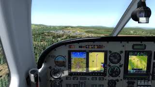 G600 Synthetic vision Prepar3D [upl. by Eelessej]