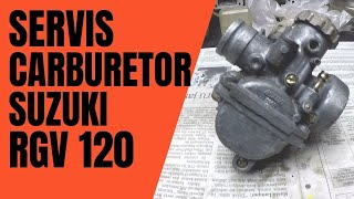 SUZUKI RGV 120 SERVIS CARBURETOR ORIGINAL [upl. by Healey349]