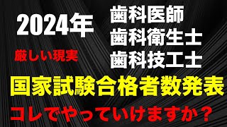 2024年の歯科医師、歯科衛生士、歯科技工士、国家試験合格者数をご案内します！ [upl. by Partridge81]