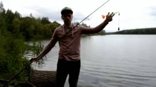 Тест фишинг Daiwa BLACK WIDOW 13quot 35lb бросок за 120м [upl. by Ahsakal576]