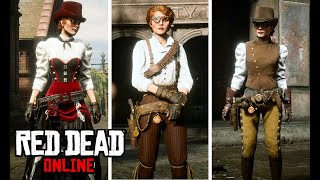 Red Dead Online Outfits  Steampunk Inspired [upl. by Stannfield]