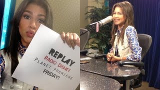 Zendaya Radio Disney Interview 81713 [upl. by Palm636]