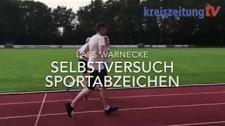 Redakteur Lars Warnecke trainiert für das Sportabzeichen [upl. by Alessig938]