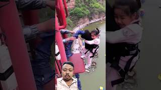 Bungee jumping with rope in beautiful place shorts bungeejumping reaction bungee ropejumping [upl. by Straus]