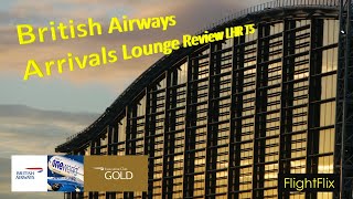 British Airways Arrivals Lounge Review Terminal 5 London Heathrow [upl. by Aicina]