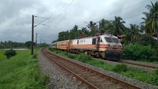 GZB 30164 WAP 5  12075 Kozhikode  Thiruvananthapuram Central Jan Shatabdi Express  Thrissur [upl. by Vasya163]