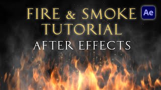 Fire amp Smoke Effect  After Effects Tutorial [upl. by Adler388]