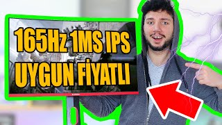 165Hz 1MS Kavisli Oyuncu Monitörü RM165 RAKİPLERİNDEN UCUZ [upl. by Nnylarak]