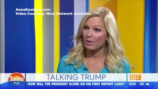 Anna Kooiman on Australian TV Talks President Trumps First 100 Days [upl. by Desdamonna]