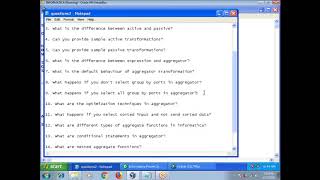 Informatica interview questions and answers  II [upl. by Atteuqal213]