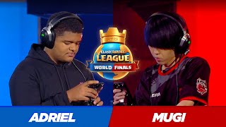 MUGI VS ADRIEL  FINALES DEL MUNDO 2023 clashroyale [upl. by Enialehs]