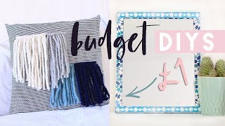 Budget Home Decor DIYs Poundland amp Dollar Tree DIY Projects [upl. by Oisorbma]