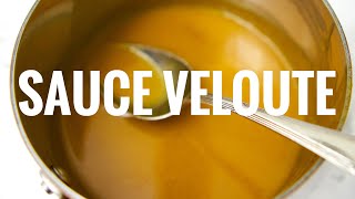 Sauce Velouté with Derivatives  Five Mother Sauces [upl. by Berkeley]