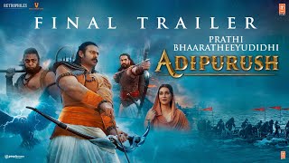 Adipurush Final Trailer Telugu Prabhas  Kriti Sanon  Saif Ali Khan  Om Raut  Bhushan Kumar [upl. by Issej]