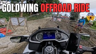 HONDA GOLDWING 2023 OFFROAD RIDING [upl. by Rakel]