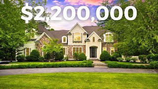 Tour this 2200000 Luxury Home in Foxborough MA  Luxury Living in Greater Boston MA [upl. by Meredithe297]