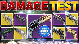 Is Lunas  Magnificent Howl the Best Hand Cannon Now Damage Test  Destiny 2 Into the Light [upl. by Remy]