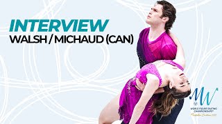 Interview Evelyn Walsh and Trennt Michaud CAN  Montpellier 2022  WorldFigure [upl. by Aisyla]