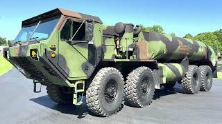 1988 Oshkosh M978 Hemtt Fuel Tanker Truck 8x8 With Winch FOR SALE NOW [upl. by Brianna]