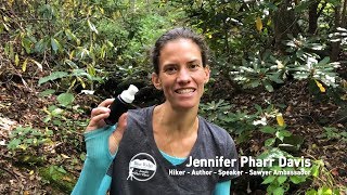 Jennifer Pharr Davis Introduces the Sawyer Micro Squeeze Water Filter [upl. by Odnala937]