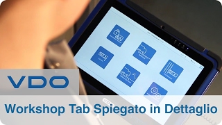 VDO Workshop Tab in dettaglio  Il tablet per configurare e calibrare i tachigrafi [upl. by Atirahc]