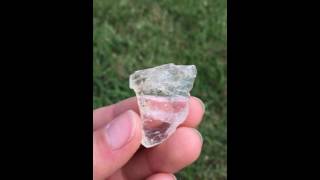 Natural clear Petalite Healing Crystal [upl. by Karlise]