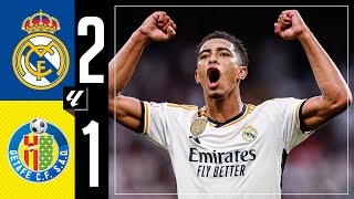 Real Madrid 21 Getafe  HIGHLIGHTS  LaLiga 202324 [upl. by Suez]