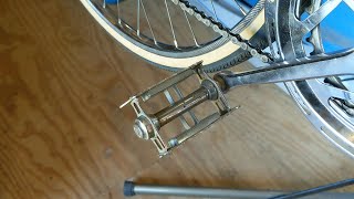 ReTapping French Thread Bicycle Crank Arms for Standard 916 inch Pedals [upl. by Aibun]