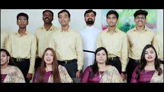 Kalvari Kunnil Nathan sung by Bahrain CSI church choir [upl. by Nealy]