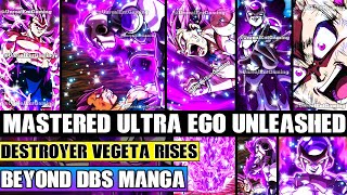 Beyond Dragon Ball Super Mastered Ultra Ego Vegeta Unleashed On Black Frieza And Platinum Cooler [upl. by Prem]