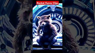 Rocket Funny Clips  Guardian of the Galaxy shorts shortsfeeds funny groots viralshorts trent [upl. by Tove]